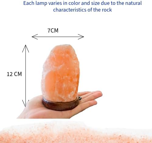 Himalayan Salt Lamp, USB Powered Color Changing Handcrafted Natural Shaped Lamp, Unique Gift Idea for Home Decore and Relaxation