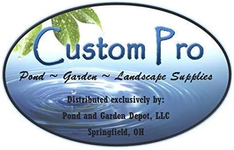 Custom Pro Floating Water Fountain with 48 White LED Lights, 600 GPH Pond Pump, 33 Foot Power Cords & More - Easy Installation