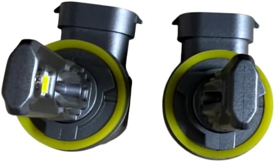 FAHREN ๐ก๐ฒ๐ ๐จ๐ฝ๐ด๐ฟ๐ฎ๐ฑ๐ฒ๐ฑ H11/H9/H8 LED Bulbs, ๐ฐ๐ฒ๐ฌ๐ฌ๐ฌ๐๐ ๐ต๐ฌ๐ฌ% Super Brighter, Real 1:1 Mini Size with Cooling Fan, 6500K Cool White Plug and Play Fog Bulbs, 99% Canbus Ready, Pack of 2
