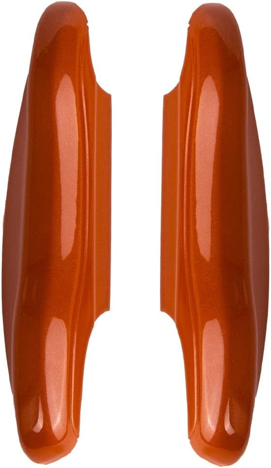 x xotic tech Orange Fiber Style Key Fob Cover Smart Remote Case Side Blades Shell, Compatible with 2017-up Porsche Panamera, 2019-up Porsche Cayenne G2, 2020-up 911 Carrera Taycan