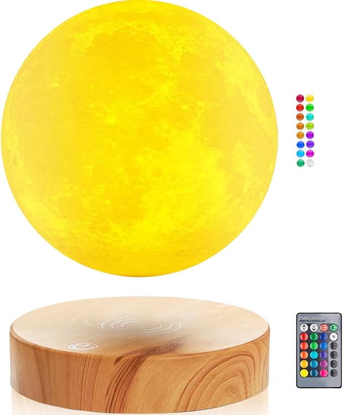VGAzer Floating Air Moon Lamp – Night Light - Levitation Moon Lamp,Gifts for Christmas Children Gifts