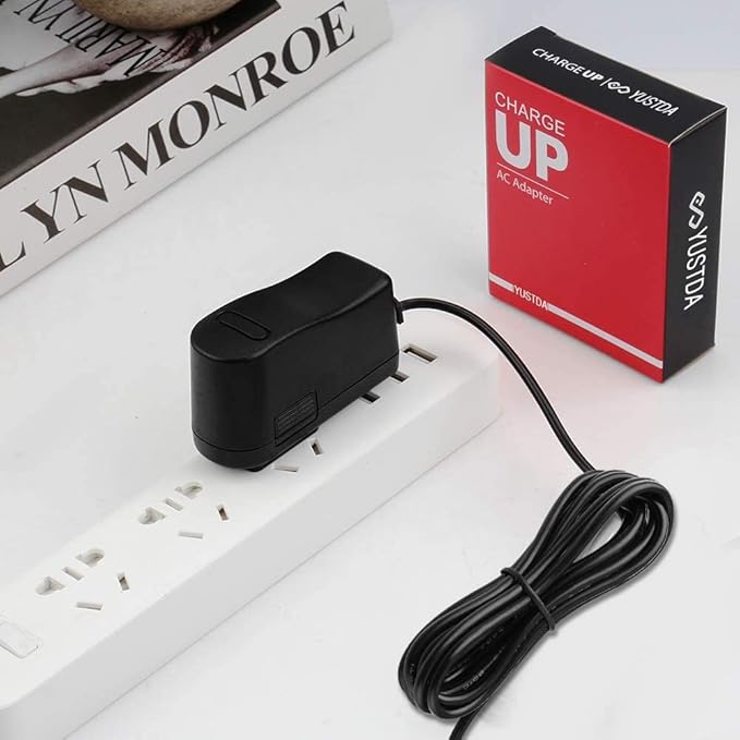 YUSTDA AC/DC Adapter for Coleman Model 5312 Series 5312-750 5312-1101 12V 12 Volts Rechargeable Retro Lantern 5312750 53121101 Power Supply Cord Wall Home Battery Charger Mains PSU