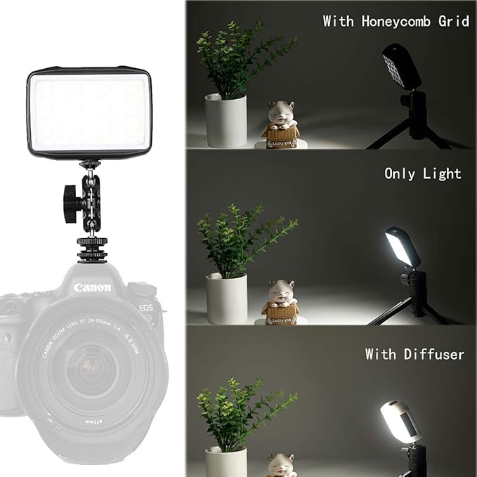 Falcon Eyes F7 Mini 5W RGB Pocket On Camera Light with Magnet Adsorption Function, Built-in Rechargeable Battery, App Control