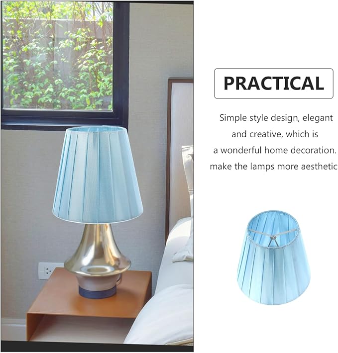 1Pc Fabric Art Lamp Shade Modern Style Light Cover for Ceiling Wall Floor Lamps Elegant Lighting Accessory Easy to Install for Bedroom Living Office Decor