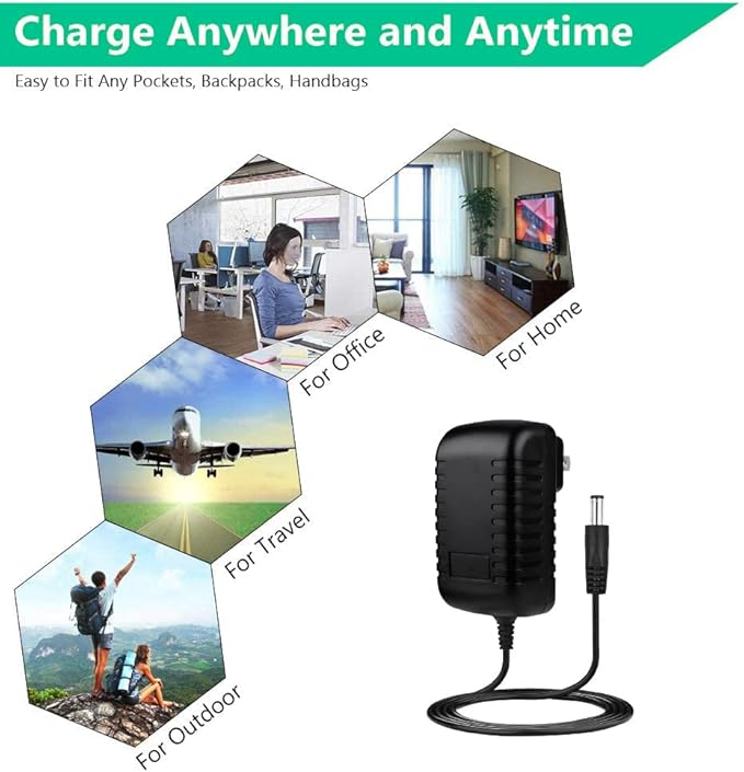 24V AC Adapter Charger for Govee H6078 RGBIC Floor Lamp LED Wi-Fi App Control Smart lamp Power Supply Cord Mains PSU