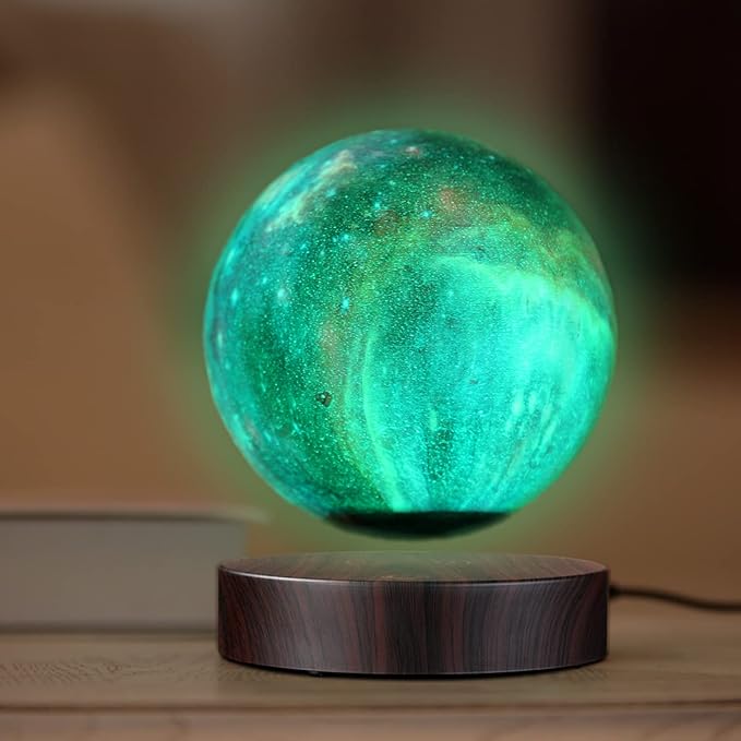 VGAzer 7 Colors Gradually Colorful Levitating Moon Lamp