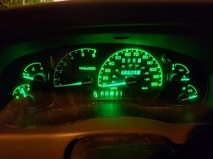 194 LED Bulbs Extremely Bright Green 5630 Chipsets 168 2825 175 T10 W5W LED Replacement Bulbs for Car Interior Dome Map Door Courtesy Trunk License Plate Lights(Pack of 10)