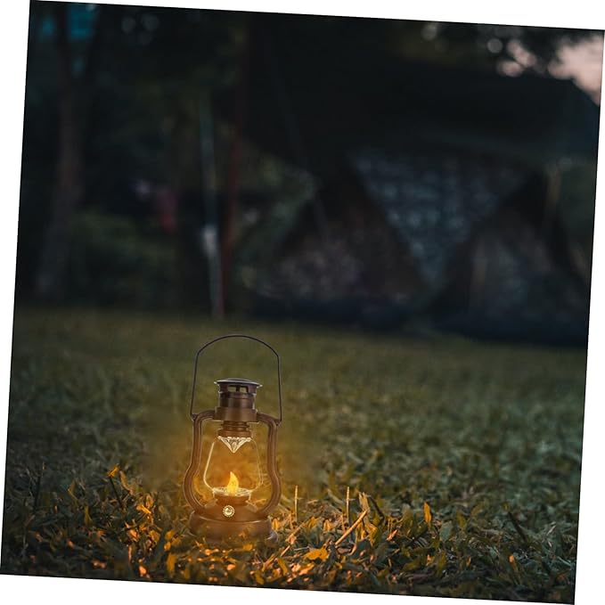 GLEAVI 1pc Vintage Kerosene Lantern Rechargeable Design for Home Decor Festive Events and Bar Settings Chic Handheld Light for Warm Atmosphere Battery Not Included