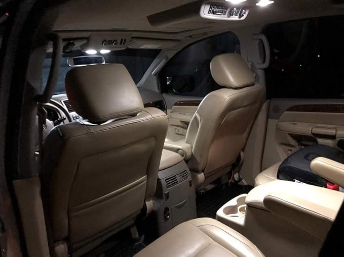 194 LED Bulbs 6000K Xenon White Extremely Bright 5630 Chipsets T10 168 2825 175 W5W LED Replacement Bulbs for Car Interior Dome Map Door Courtesy License Plate Lights (Pack of 10)