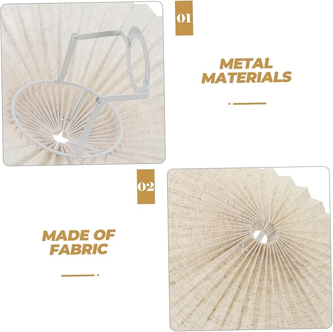 Umbrella Shaped Fabric Pleated Lampshade for Table Lamps and Floor Lamps Compatible Lightweight and Easy to Install Softens Light for Gentle Ambiance