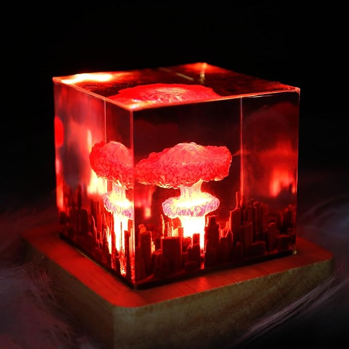 Cloud lamp Ornament,Epoxy Resin Cloud Night Lamp - Mini Decorative Ornament for Bedroom & Living Room, Suitable for The Holidays