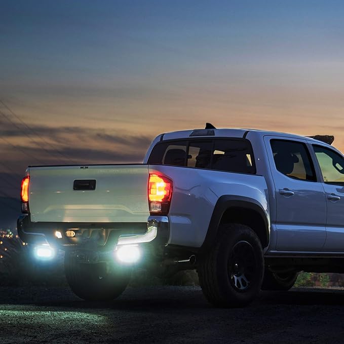 Nilight 18022C-B 6.5Inch 2PCS 6.5 Inch 120W Spot & Flood Combo Bar Driving Waterproof Led Work Light Triple Rows Off-Road Truck Car ATV SUV Jeep Cabin Boat, 2 Years Warranty