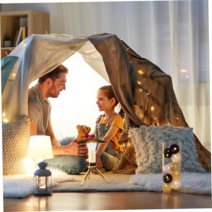 Rechargeable USB Camping Lantern Portable Multi-Function Tent Light with Battery Operated Cordless Design for Outdoor Hiking Emergency Use