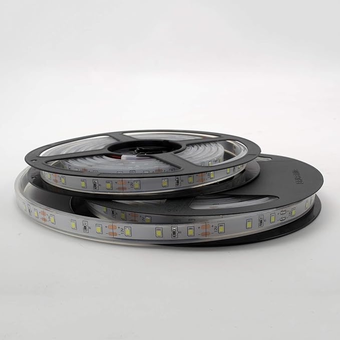 RecPro 20' Blue LED Strip Light w/White Backing | IP68 Waterproof Rating | Boat (Marine) LED Strip Light | Automobile LED Strip Light | Motorcycle LED Strip Light | Indoor/Outdoor LED Strip Light