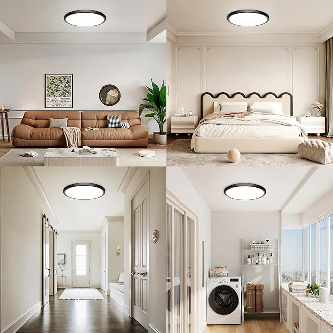 Led Ceiling Light, 42W 4500LM Ultra-Thin Surface Mount Light Fixtures, 15.8 Inch 3000K/4500K/6000K 3CCT Selectable Flush Mount Ceiling Light for Living Room, Bedroom, Kitchen