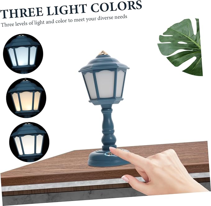 Retro Palace Lantern Bedroom Night Light Rechargeable Table Lamp USB Mini Desk Decor