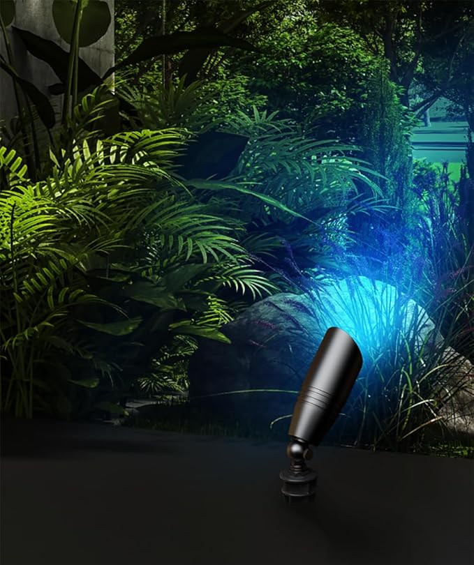 RGB Low Voltage Landscape Spotlights, 12V Smart Color Changing