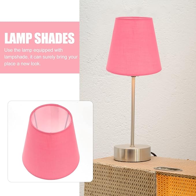Lurrose Drum Lamp Shades Fabric Lampshade Cloth Lamp Shade Wall Lamp Covers Replacement Lamp Shade for Table Floor Pendant Lamp, Dining Table Decor
