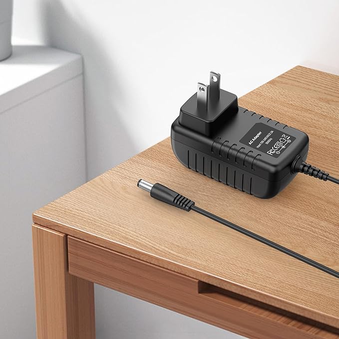 24V AC Adapter Charger Compatible with Govee H6078 RGBIC Floor Lamp LED Wi-Fi App Control Smart lamp Power Supply Cord Mains PSU