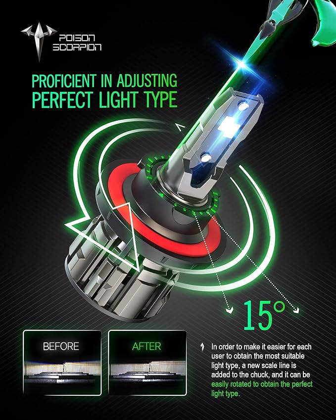 POISON SCORPION Fog Bulb, ATV UTV