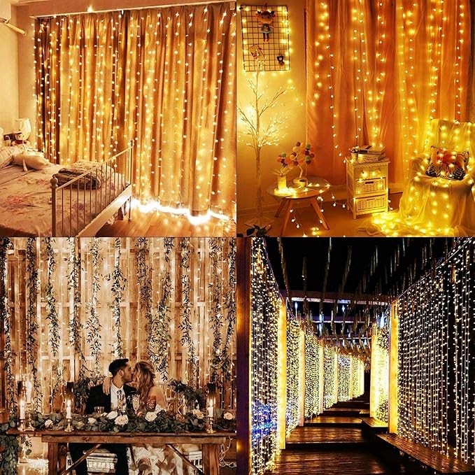 ANJAYLIA LED Fairy String Lights, 80 LED Twinkle Lights Battery Operated for Garden Home Party Wedding Festival Decorations Crafting Lights, Warm White