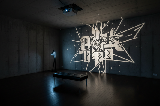 Shadow as Decor: Using Projector Lights to Paint Your Walls with Light
