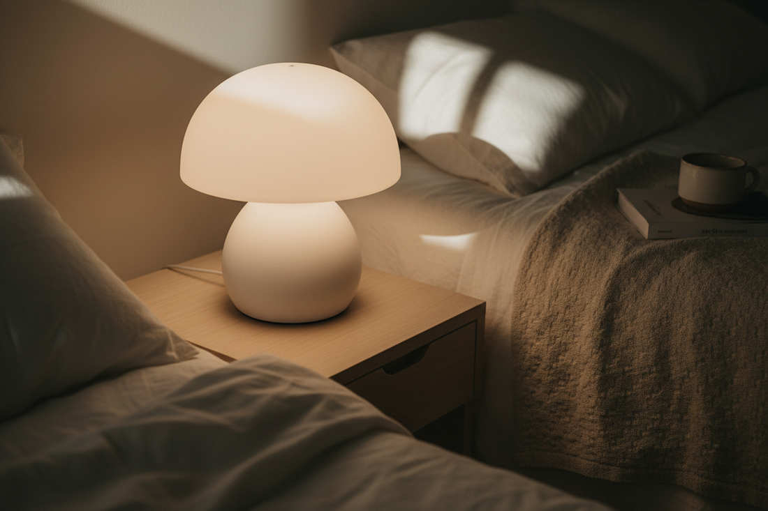 The Mushroom Lamp Trend: Why Soft Curves are the Secret to a Cozy Home