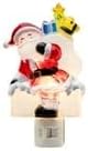 Novelty Lights LED Lamp Santa Claus Christmas Decoration Night Light with Swivel Plug