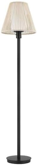 Ceybo 61.5 in. White and Black Outdoor/Indoor Floor Lamp – Weather-Resistant Boho Modern Lighting for Patio, Porch, or Sunroom