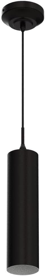 DAKASON Black Pendant Light, LED Modern Pendant Light Fixture for Kitchen Island, Industrial Pendant Lighting for Dining Room, Vintage Chandelier to Decor Living Room, Hallway (1Pack)