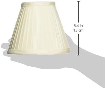 Royal Designs, Inc. CS-841WH-6 Pleated Empire Chandelier Shade, 3 x 6 x 5, White, 6-Pack