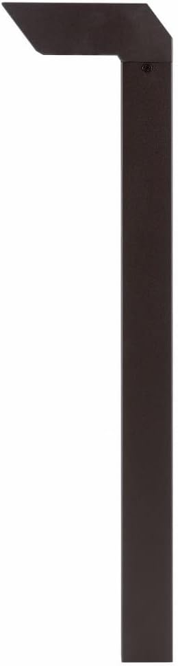KICHLER 12V LED Right Angle Path Light Textured Architectural Bronze, 22.00x5.75x1.50