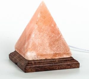 Black Tai Pyramid Salt Lamp with Cord by Black Tai Salt Co. Guaranteed Authentic!
