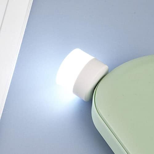 USB Plug Lamp - Computer & Mobile Power Charging Light - Small Book & Reading Light (4 LED, 4 Warm)