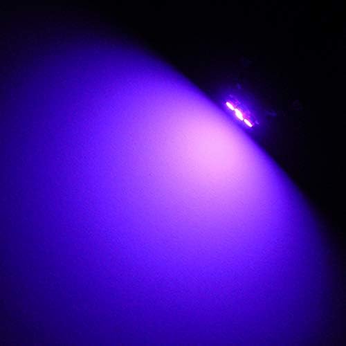 PA LED 6PCS T10 168 194 Led instrument Panel Dash Light Bulb 1/2" Twist Lock Socket -12V (Purple)