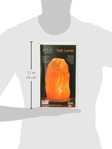 Himalayan Salt Lamp 10 Inch Wood Base