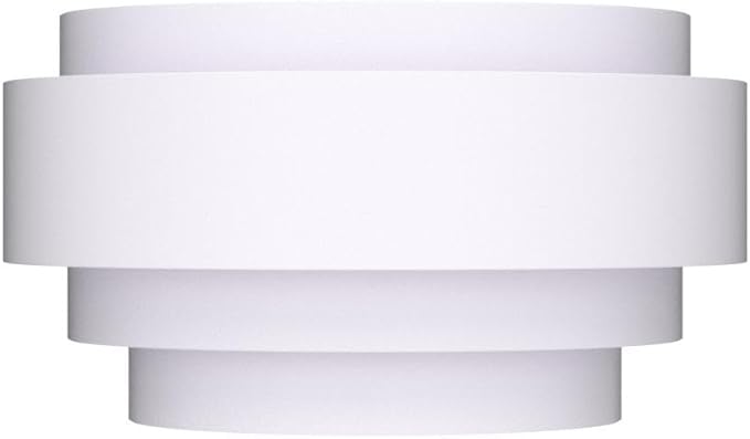 LightInTheBox Modern Wall Sconce Set of 2 Indoor Wall Light Fixture Half Moon Metal Wall Lamp White for Stair Hallway Home Theatre Bedroom (2PCS)