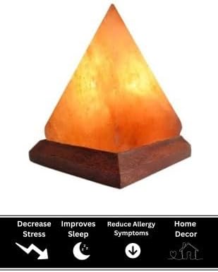 HL Himalayan Pink Salt USB Multi Colored lamp (Pyramid)