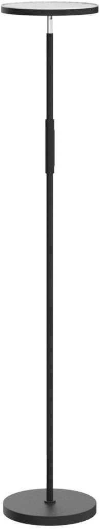 Super Bright Floor Lamp for Living Room, Stepless Dimmable LED Standing Lamp with Remote and Touch Control, 69” Tall Torchiere Corner Lamp for Bedroom Office Hotel, Black