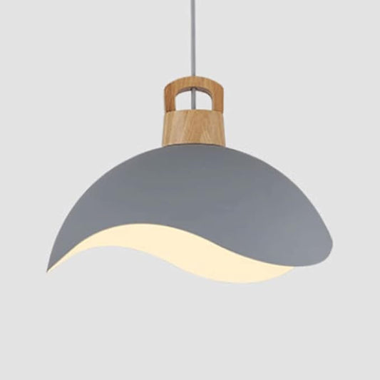 RCIDOS Personalized Pendant Lights Modern Simplicity Hanging Lamp Scandinavian Macaron Lighting Fixture Creative Suspensiom Lamp Wood Art for Kitchen Island Dining Room Over Sink, 40cm