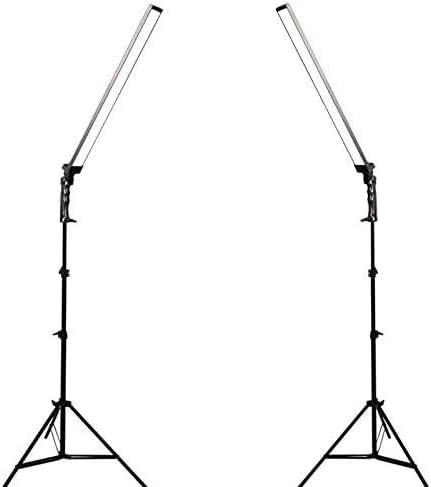 Photography Studio LED Lighting Kit Adjustable Light Professional Electrical Lights with Light Stand Tripod Photographic Video Capture Portraits