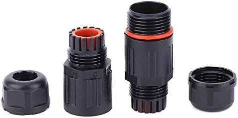 10PCS IP68 Waterproof Connector 3Pin Connector Extension Outdoor Plug Socket Cable Wire Cable for Car Truck Boat Indoor/Outdoor LED Strip Lights