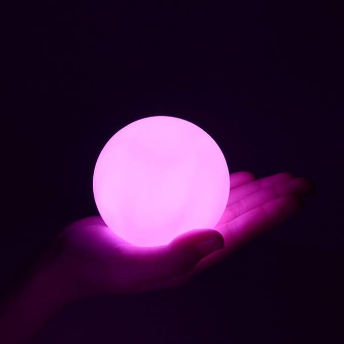 YESIE 8Packs Rechargeable Floating Pool Lights, 3-Inch LED Balls, Fast Charging, 150°F Durable Orb, Remote Control, 12hrs Working Time, 3 Timers, Inground/Above Pool Accessories, Aesthetic Room Décor