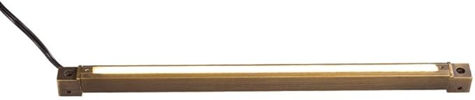 VOLT 12V 1.5W 12" Cast Brass (Bronze) 360-Degree Rotatable 2700K Warm White LED Hardscape Light (65 Lumens) for Low Voltage Outdoor Step, Deck, Masonry & Wall Lighting