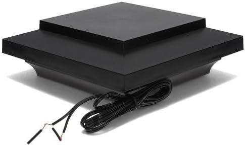 TIMBERTECH Island Low Voltage LED Post Cap Light - Matte Black