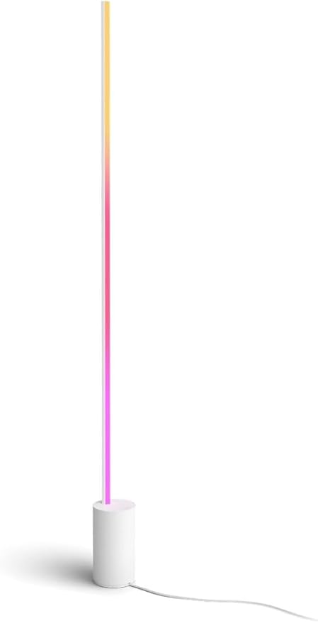 Philips Hue Signe Smart Table Lamp, White - White and Color Ambiance LED Color-Changing Light - 1 Pack - Control with Hue App - Compatible with Alexa, Google Assistant, and Apple Homekit