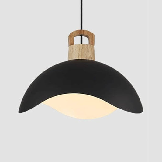 RCIDOS Personalized Pendant Lights Modern Simplicity Hanging Lamp Scandinavian Macaron Lighting Fixture Creative Suspensiom Lamp Wood Art for Kitchen Island Dining Room Over Sink