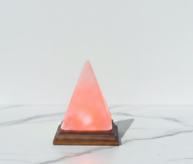 Himalayan Salt Lamp, USB Powered, Night Light Color Changing Lamp,Unique Gift Idea (Pyramidnew)
