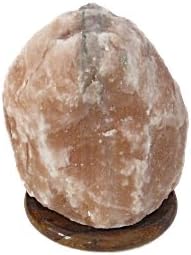 Black Tai Salt Co. Himalayan Salt Lamp 24-33 lbs | Large Natural Hand-Carved Rock Salt Lamp with Wooden Base | Warm Ambient Lighting Home Decor Accent | Includes ON/Off Power Cord by Brand