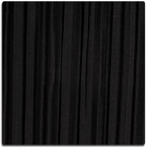 FenchelShades.com Lampshade 9" Top Diameter x 16" Bottom Diameter x 15" Slant Height with Washer (Spider) Attachment for Lamps with a Harp (Pleated Black)